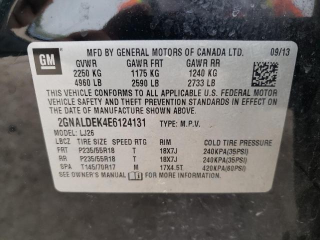 Foto 10 de la subasta – 2014 CHEVROLET EQUINOX LT con VIN 2GNALDEK4E6124131