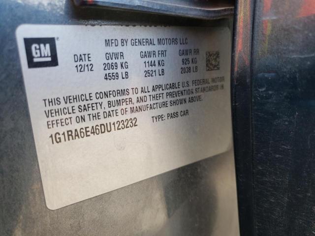 Photo 10 from auction – 2013 CHEVROLET VOLT with VIN 1G1RA6E46DU123232