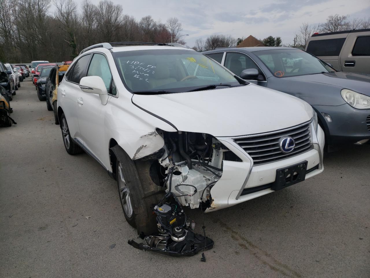 LEXUS RX 450H 2015 with VIN 2T2BC1BA0FC005494 - Photo from auction