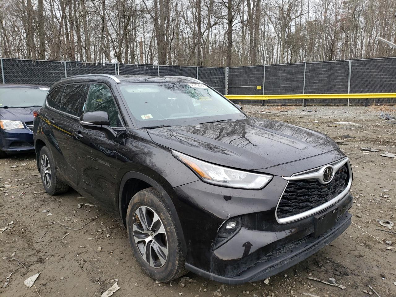 Photo 1 from auction – 2020 TOYOTA HIGHLANDER with VIN 5TDGZRBH7LS012949