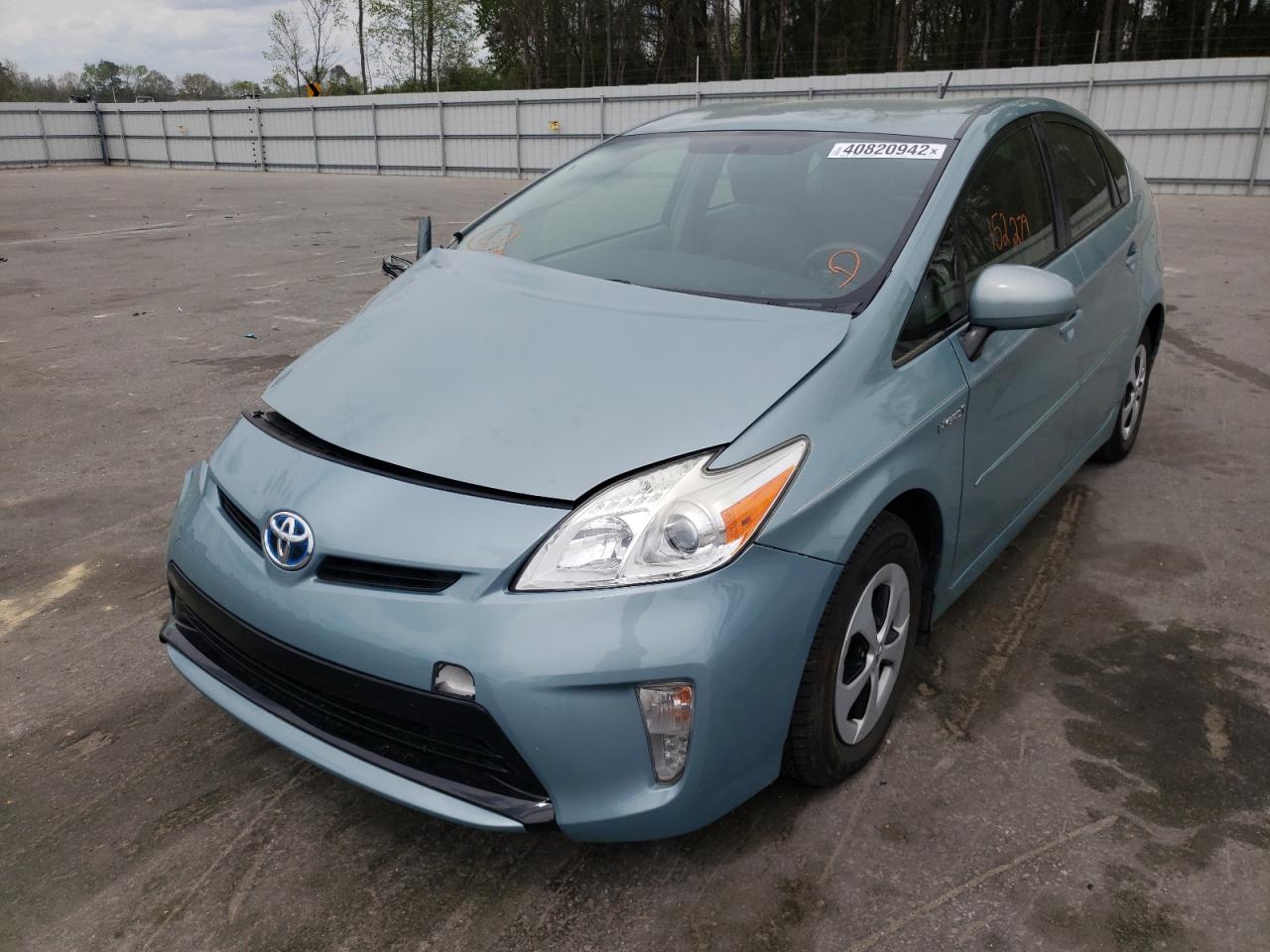 Photo 2 from auction – 2013 TOYOTA PRIUS with VIN JTDKN3DU1D1710887