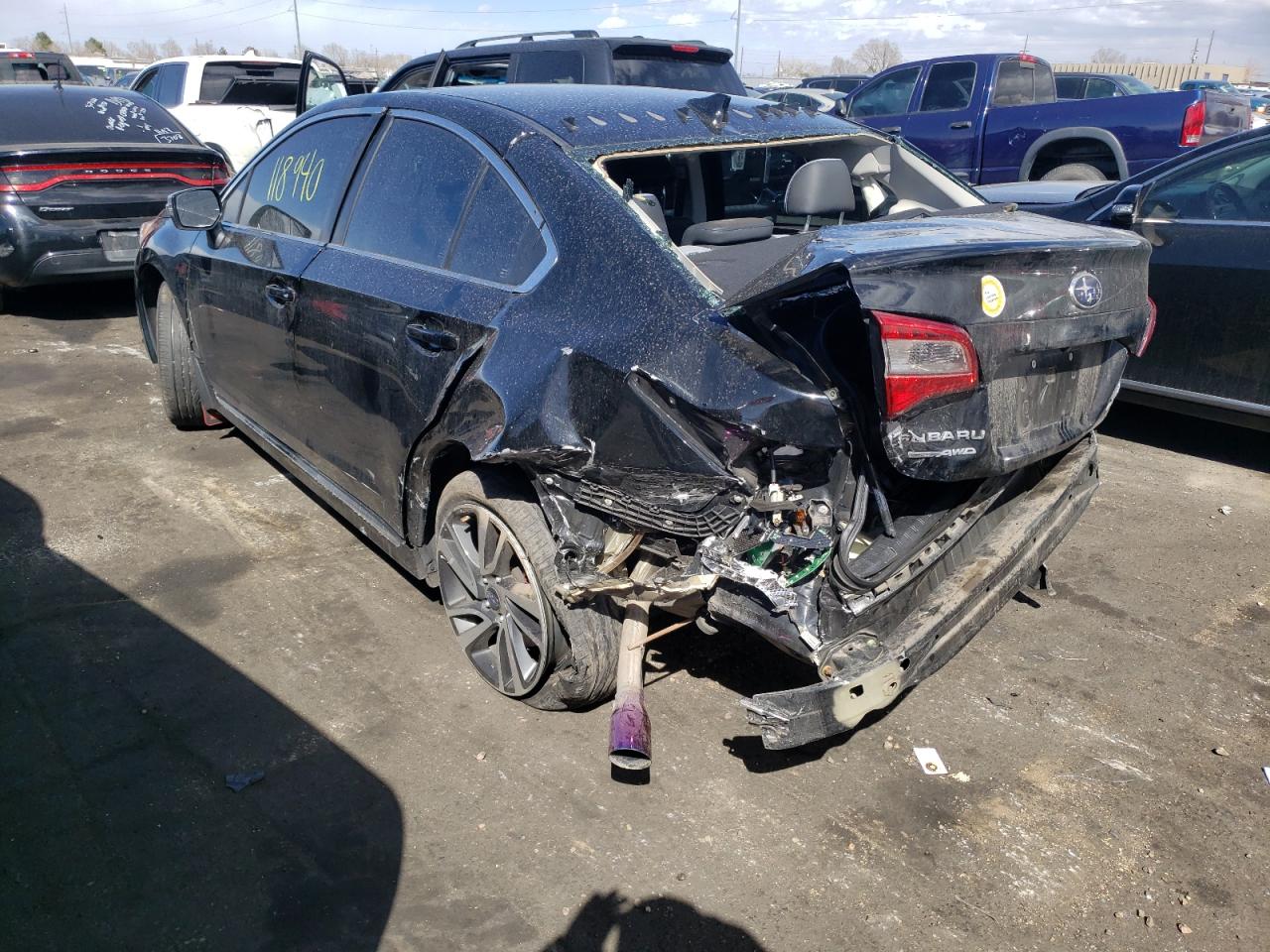 Photo 13 from auction – 2017 SUBARU LEGACY SPO with VIN 4S3BNAS68H3009816