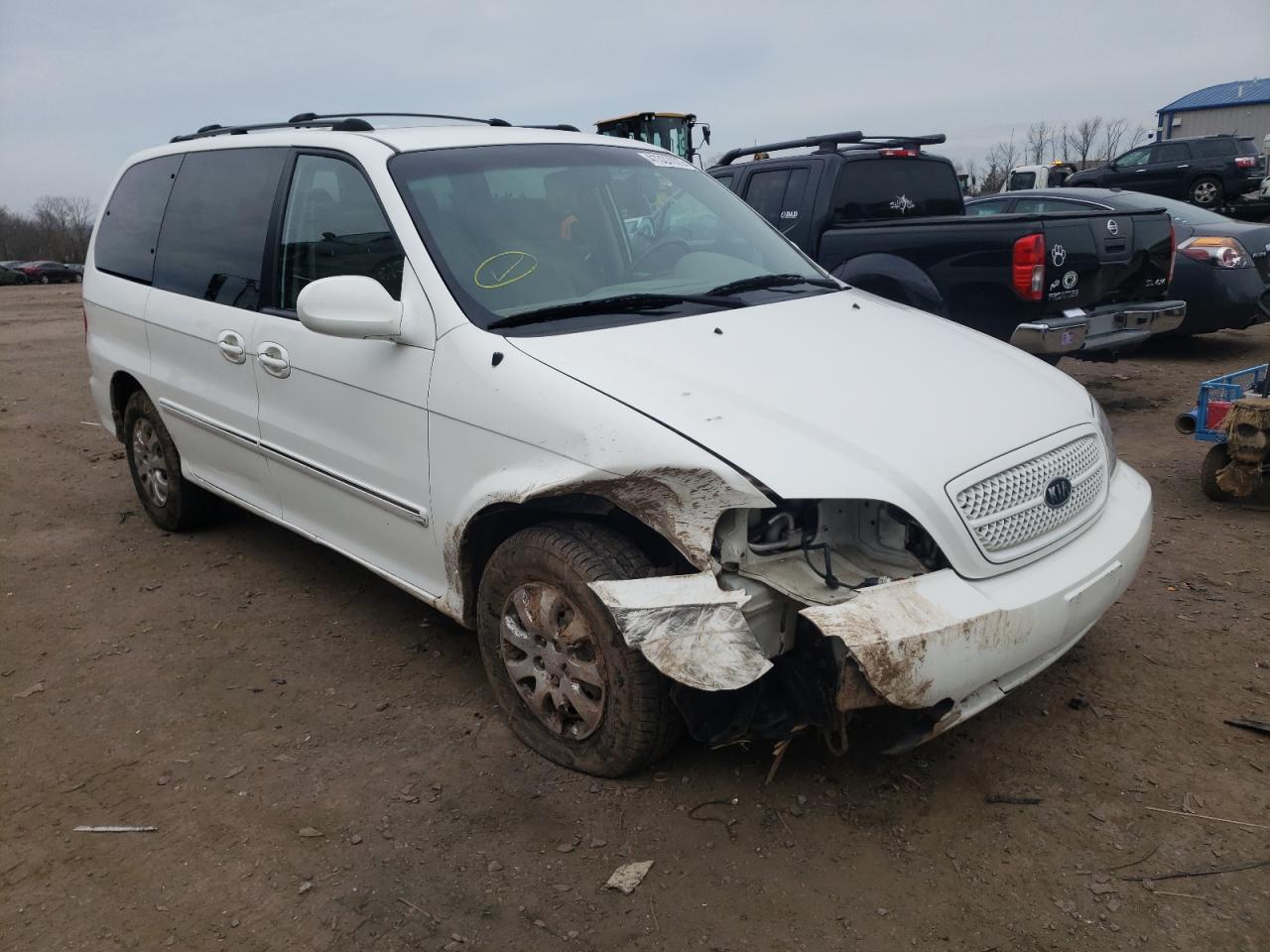 KIA SEDONA EX 2005 with VIN KNDUP132456764504 - Photo from auction