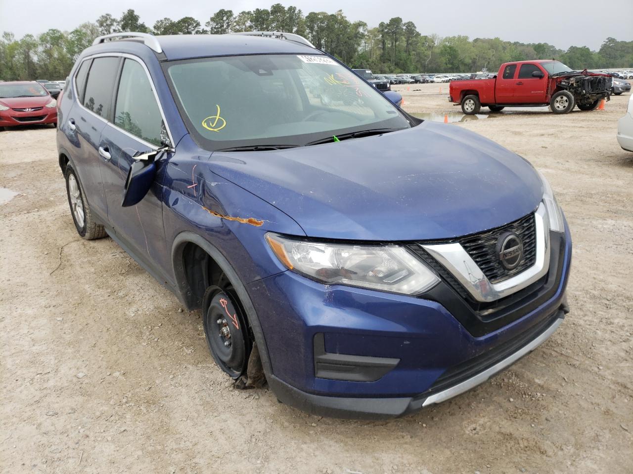 NISSAN ROGUE S 2020 with VIN KNMAT2MT0LP527690 - Photo from auction
