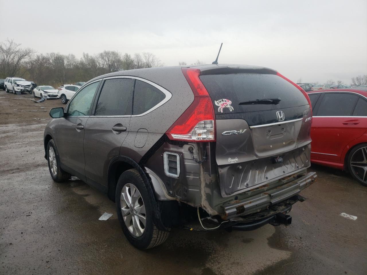 Photo 3 from auction – 2014 HONDA CR-V EX with VIN 5J6RM4H56EL097580