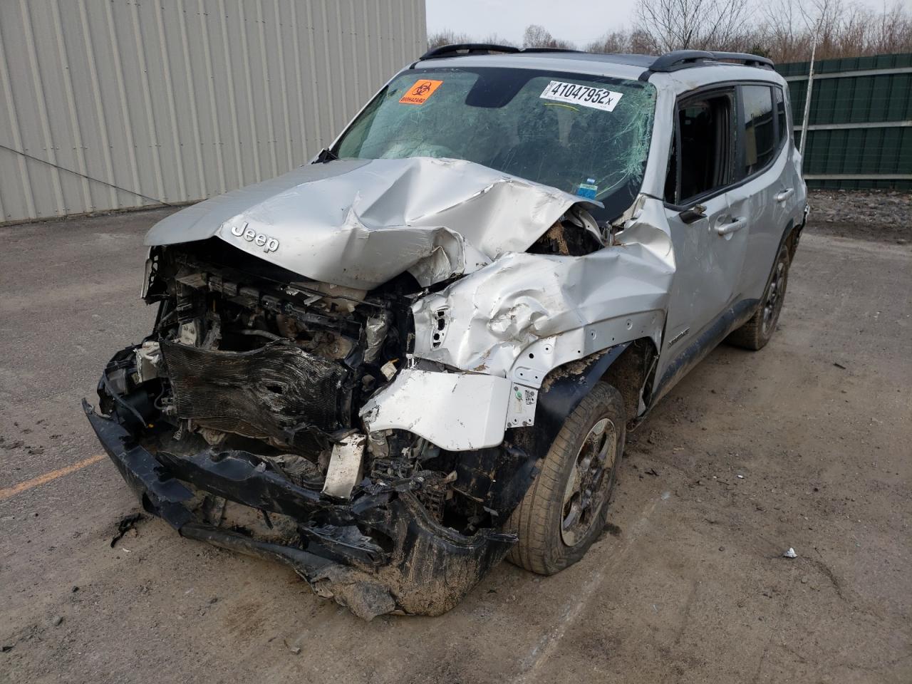 Photo 2 from auction – 2017 JEEP RENEGADE L with VIN ZACCJBBH6HPF01523