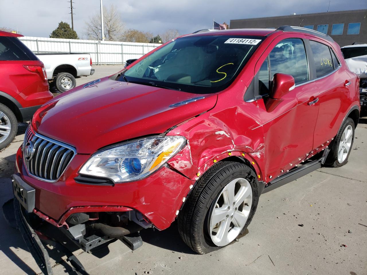 Photo 2 from auction – 2016 BUICK ENCORE with VIN KL4CJESB2GB553232