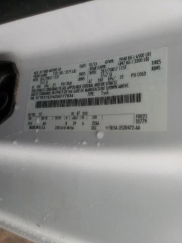 Photo 10 from auction – 2016 FORD F150 SUPER with VIN 1FTEX1EP4GKF77934