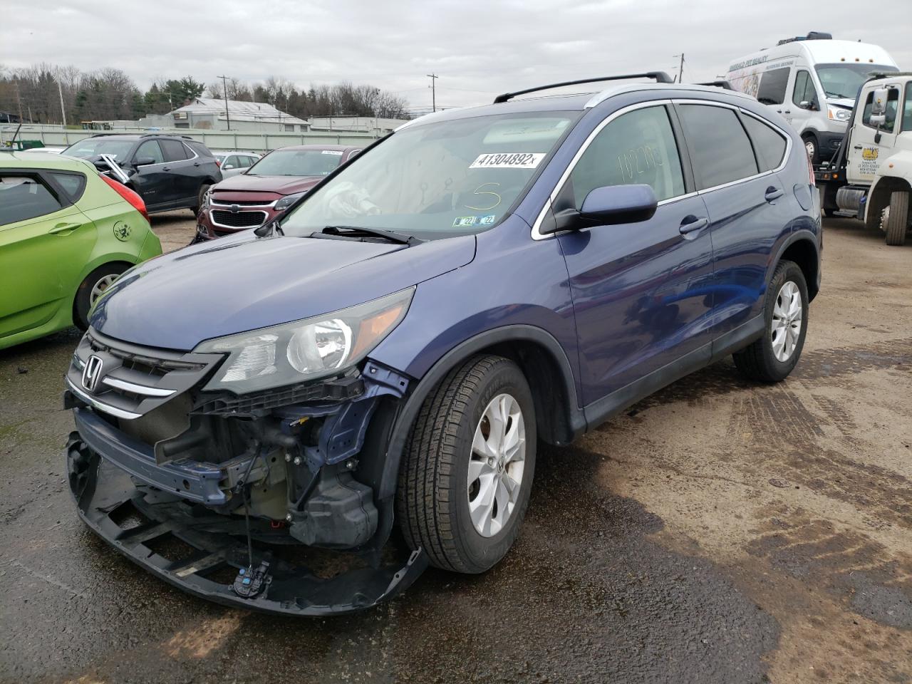 Photo 2 from auction – 2013 HONDA CR-V EX with VIN 2HKRM4H57DH690339