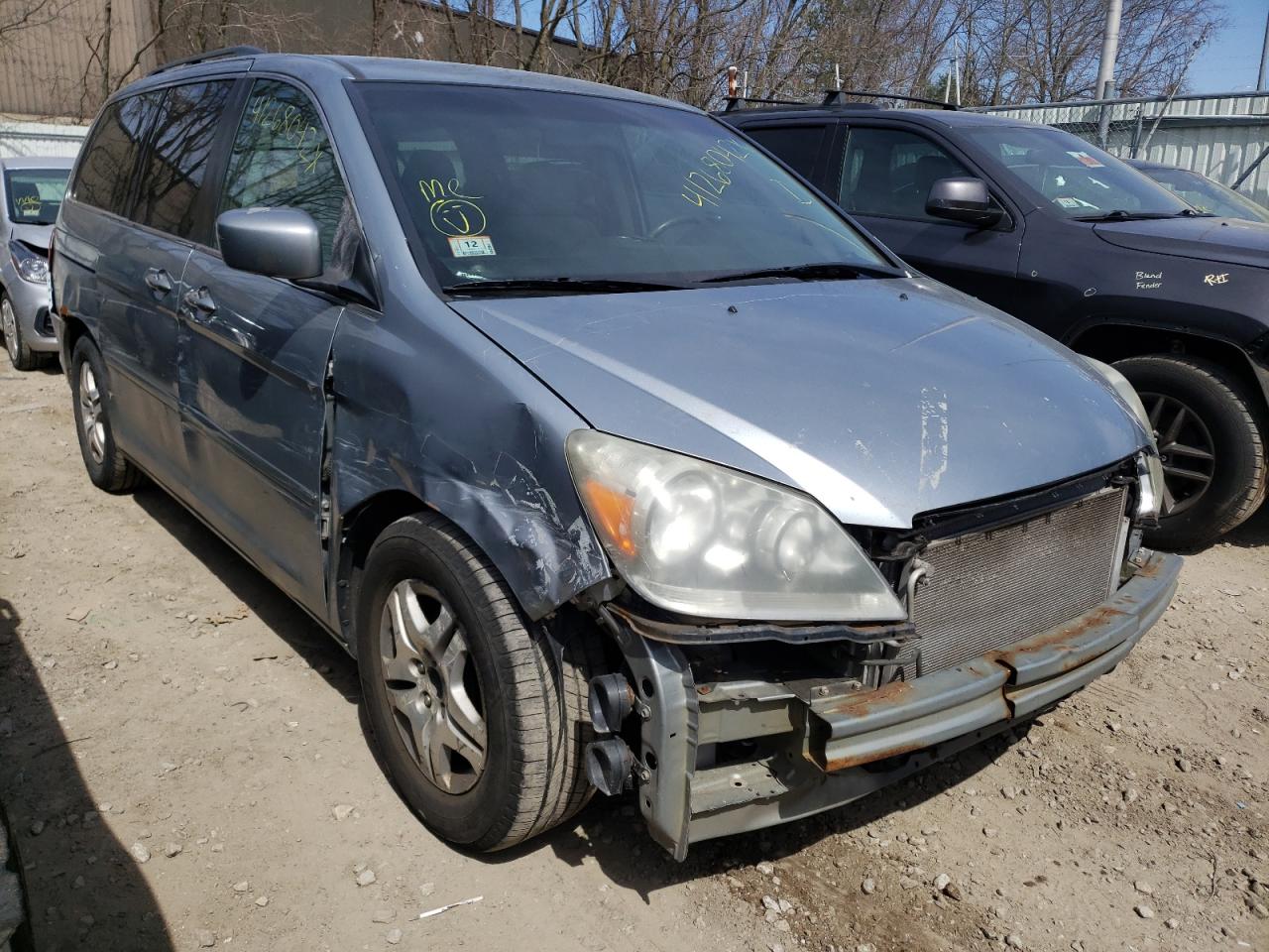Photo 1 from auction – 2007 HONDA ODYSSEY EX with VIN 5FNRL38497B141104