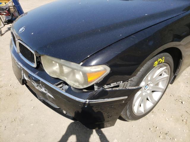 Photo 9 from auction – 2005 BMW 745 LI with VIN WBAGN63585DS58855