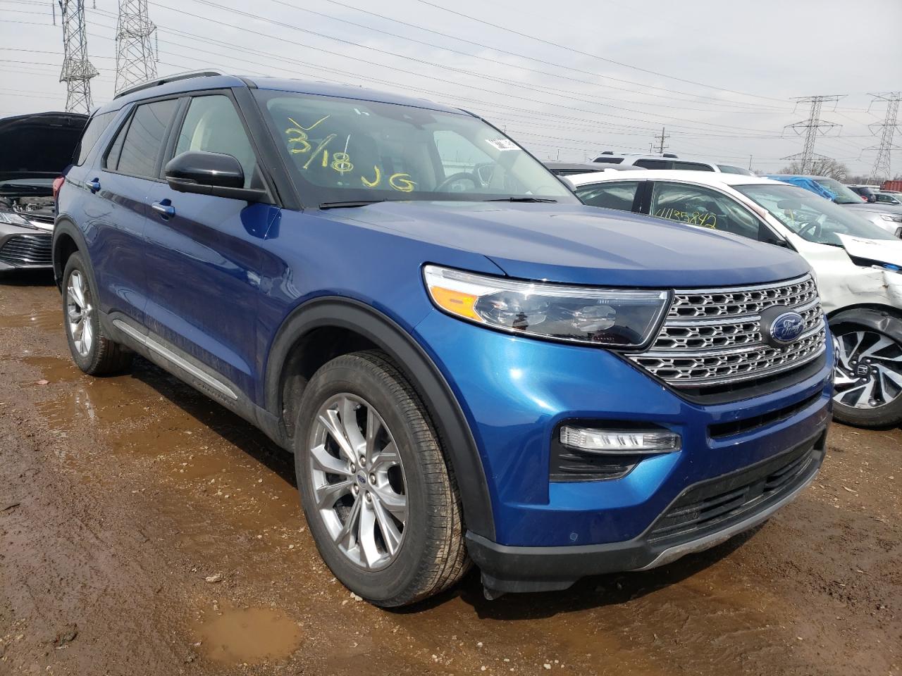 FORD EXPLORER L 2021 с VIN 1FMSK8FH7MGB06596 - Фото с аукциона