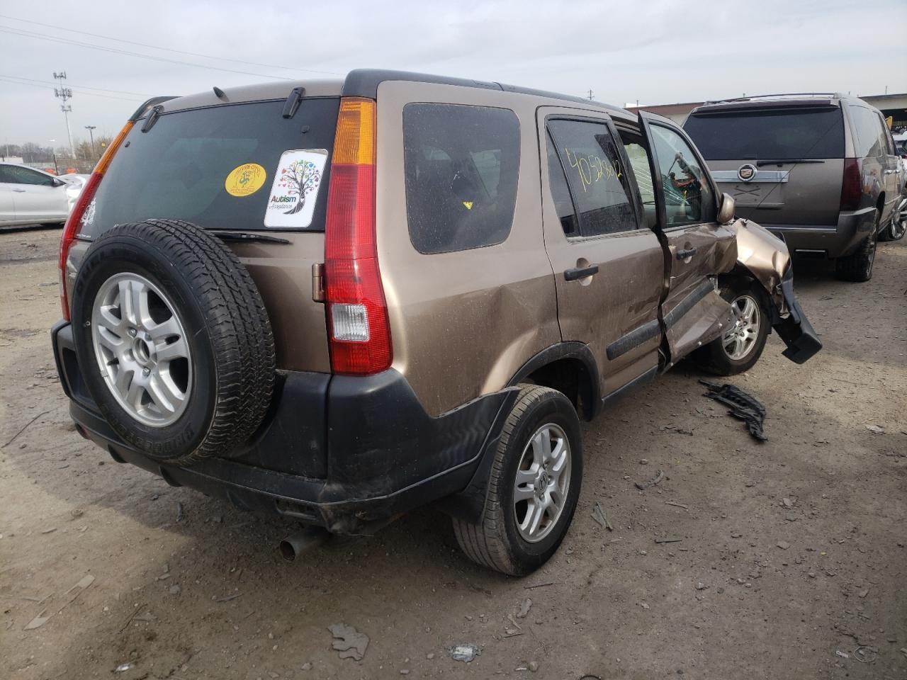Photo 4 from auction – 2003 HONDA CR-V EX with VIN SHSRD78803U160117