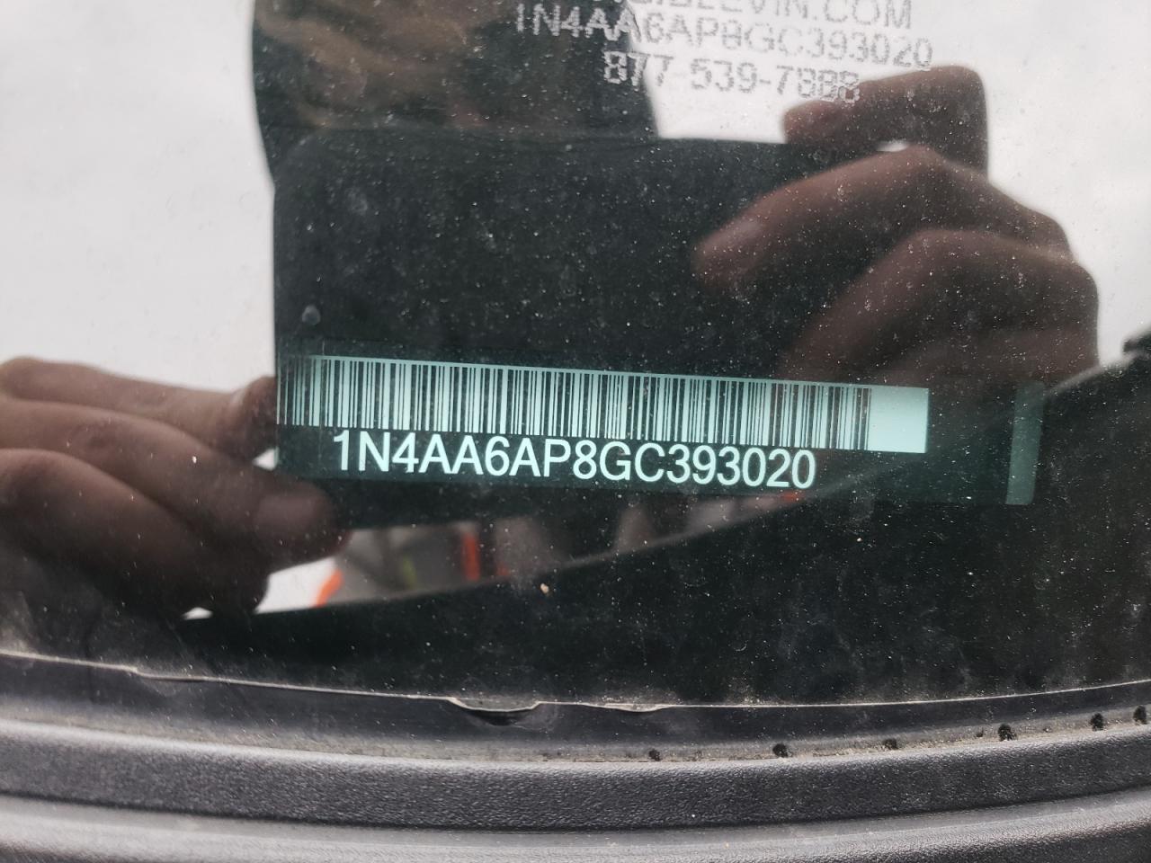 Photo 10 from auction – 2016 NISSAN MAXIMA 3.5 with VIN 1N4AA6AP8GC393020