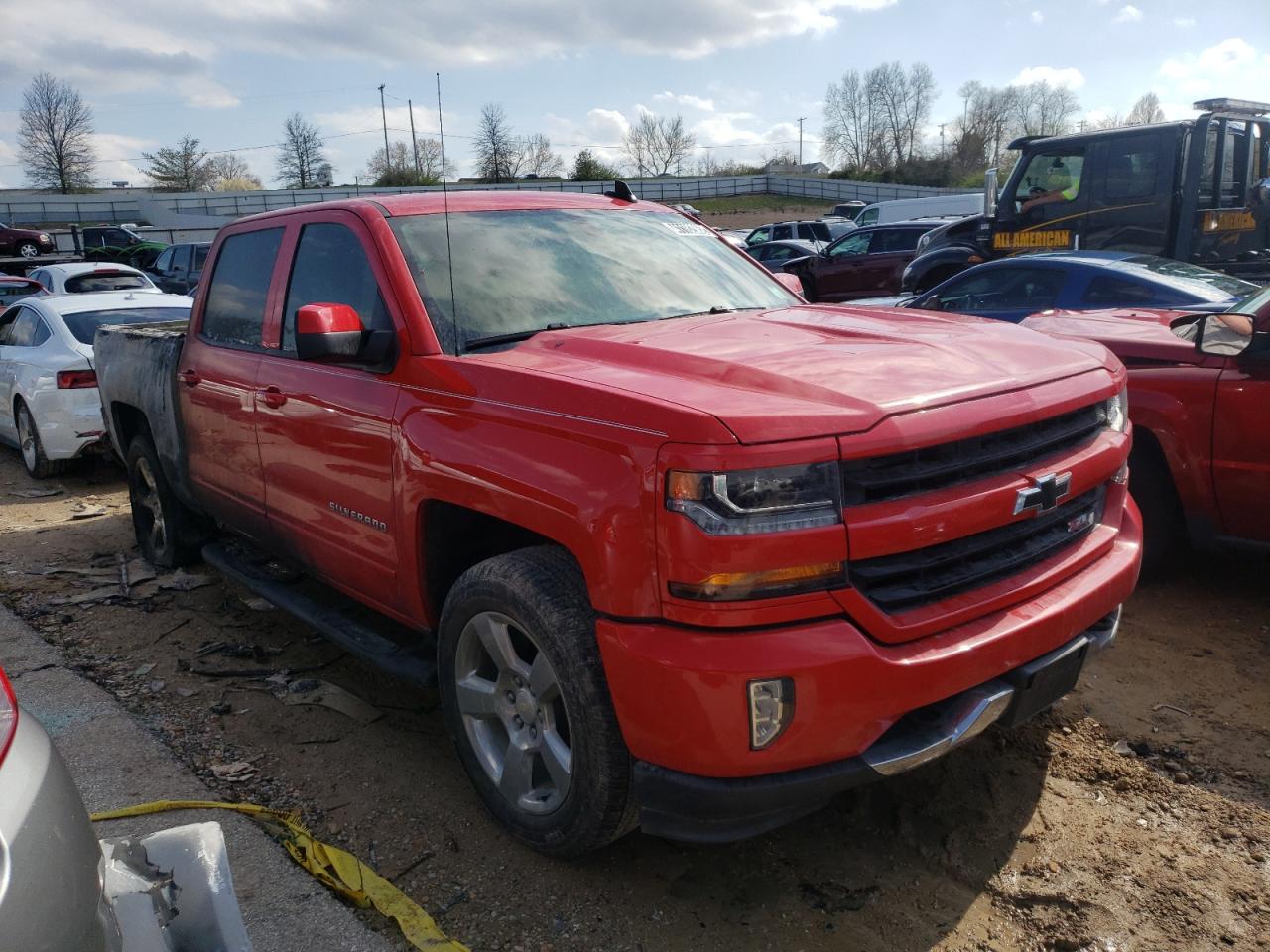 Photo 1 from auction – 2018 CHEVROLET SILVERADO with VIN 3GCUKREC3JG469454