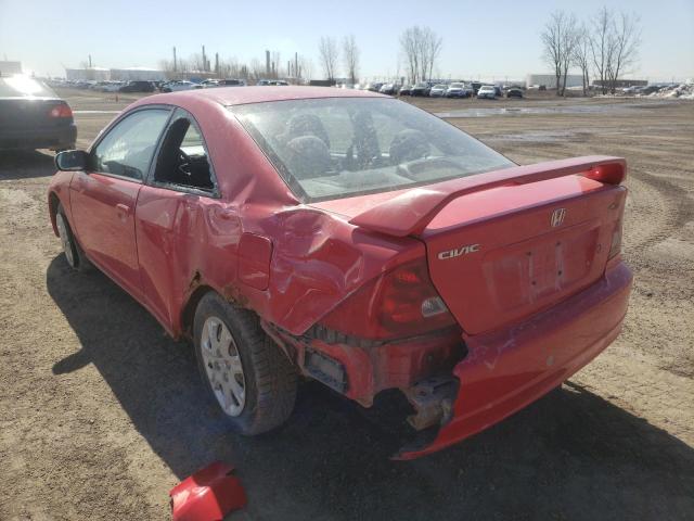 Photo 3 from auction – 2003 HONDA CIVIC LX with VIN 1HGEM22523L813617