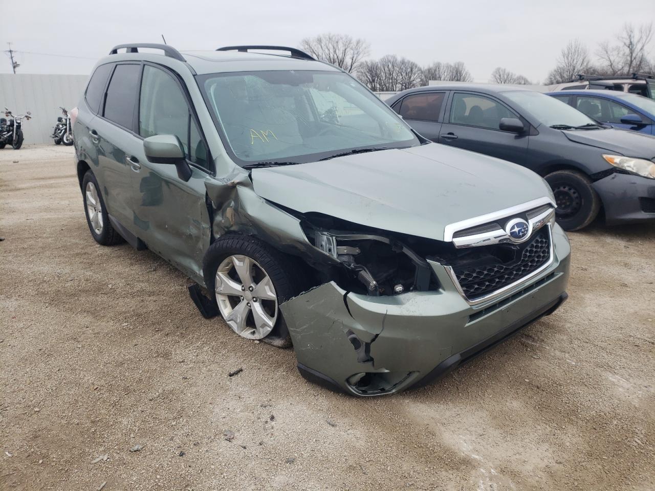 SUBARU FORESTER 2 2014 with VIN JF2SJAEC8EH545131 - Photo from auction