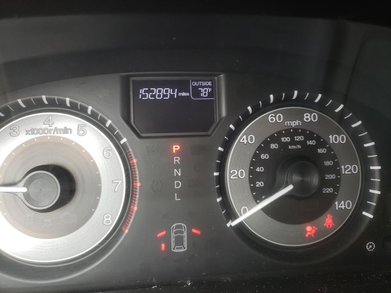 Photo 8 from auction – 2012 HONDA ODYSSEY EX with VIN 5FNRL5H64CB122452