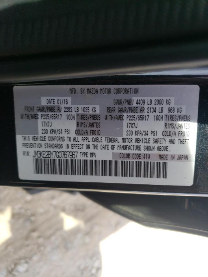 Photo 10 from auction – 2016 MAZDA CX-5 SPORT with VIN JM3KE2BY7G0767967