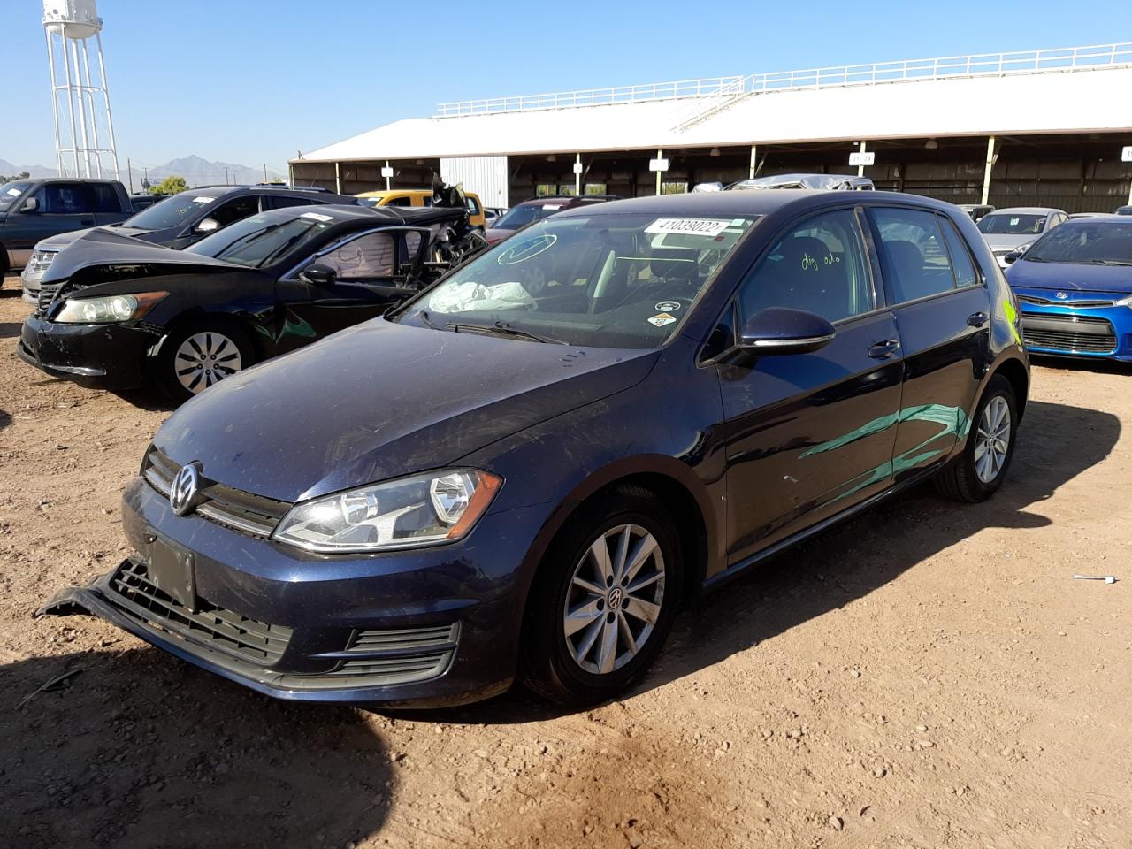 Photo 2 from auction – 2015 VOLKSWAGEN GOLF with VIN 3VW217AU5FM027889