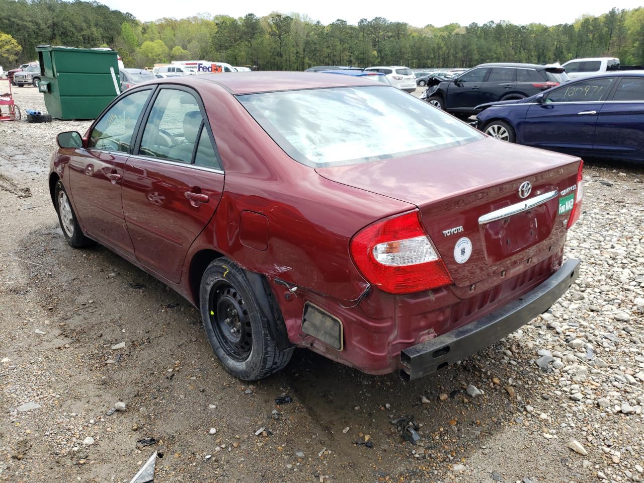Photo 3 from auction – 2003 TOYOTA CAMRY LE with VIN 4T1BF30K33U057568