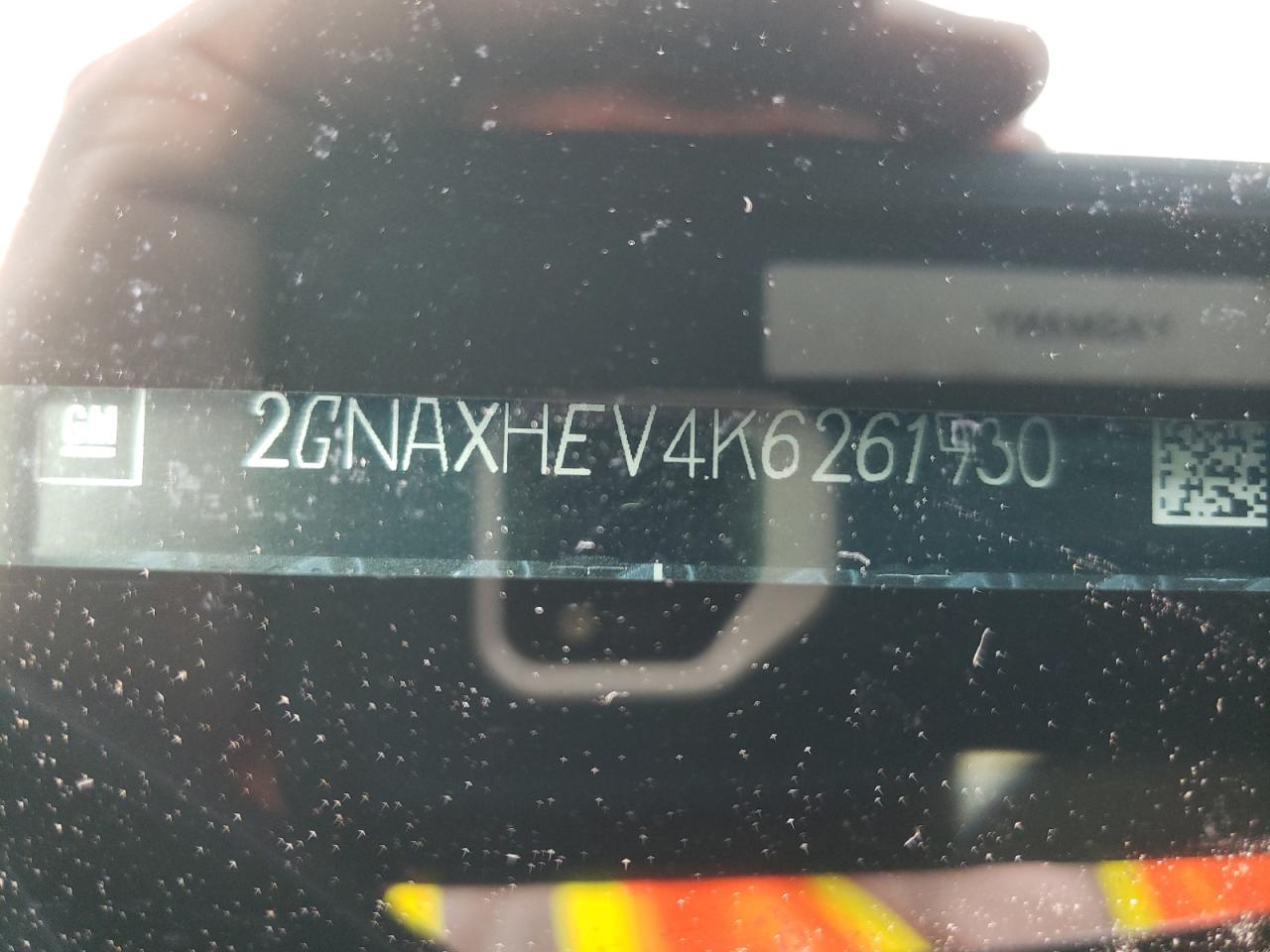 Photo 10 from auction – 2019 CHEVROLET EQUINOX LS with VIN 2GNAXHEV4K6261930