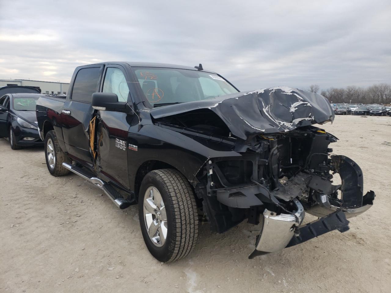 RAM 1500 SLT 2018 with VIN 3C6RR7LT4JG135773 - Photo from auction