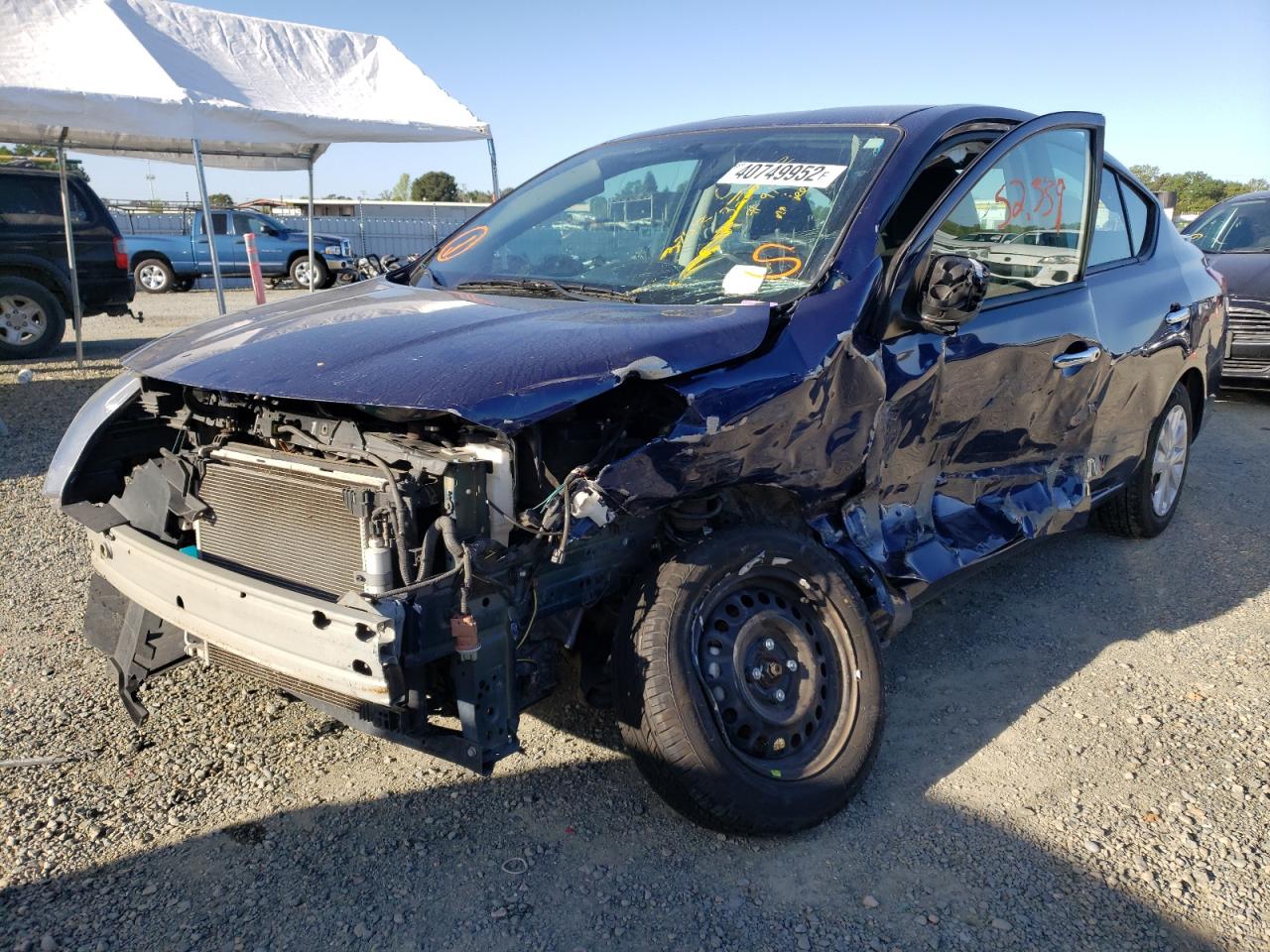 Photo 2 from auction – 2019 NISSAN VERSA S with VIN 3N1CN7AP1KL852014