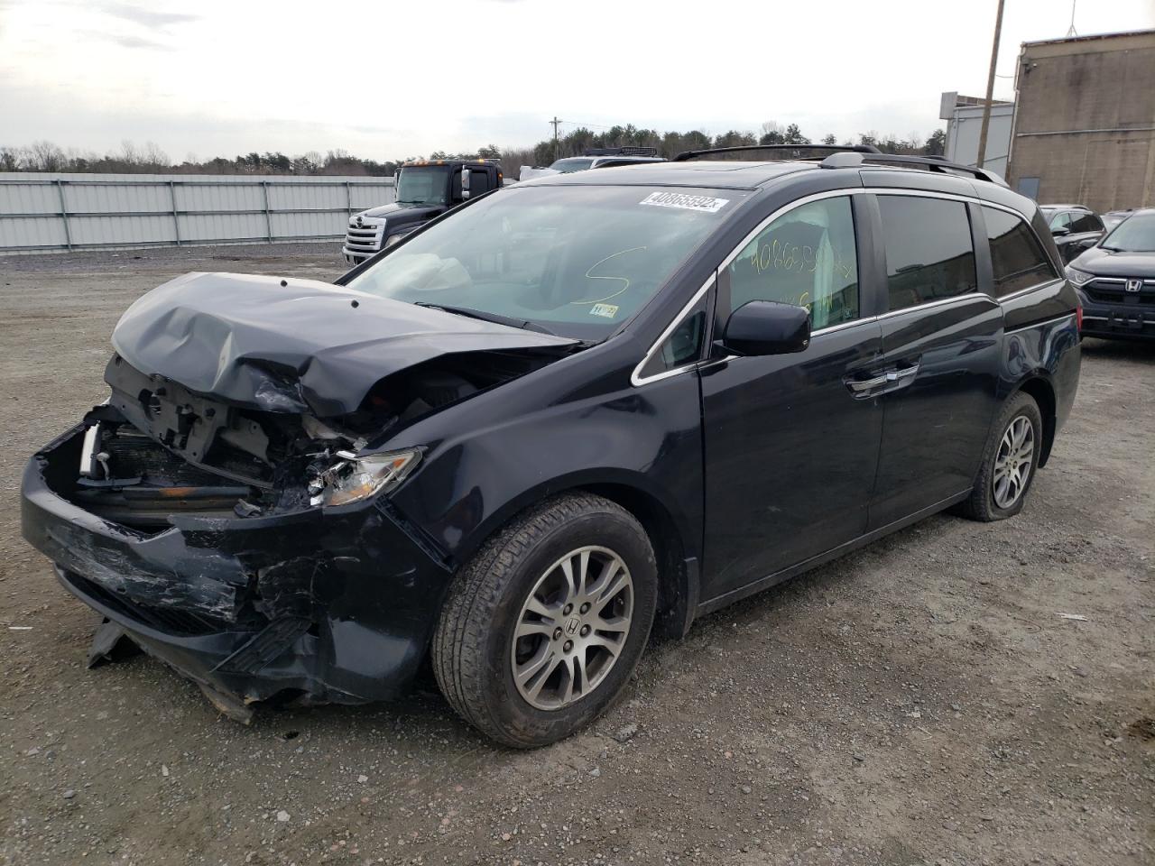 Photo 2 from auction – 2012 HONDA ODYSSEY EX with VIN 5FNRL5H66CB072167