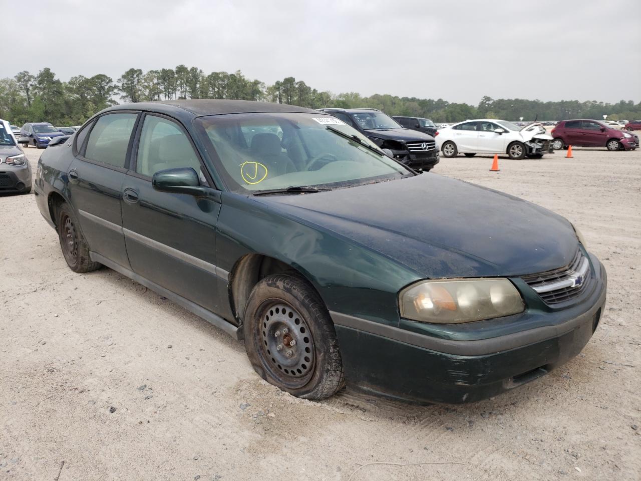 CHEVROLET IMPALA 2002 with VIN 2G1WF52E529274553 - Photo from auction