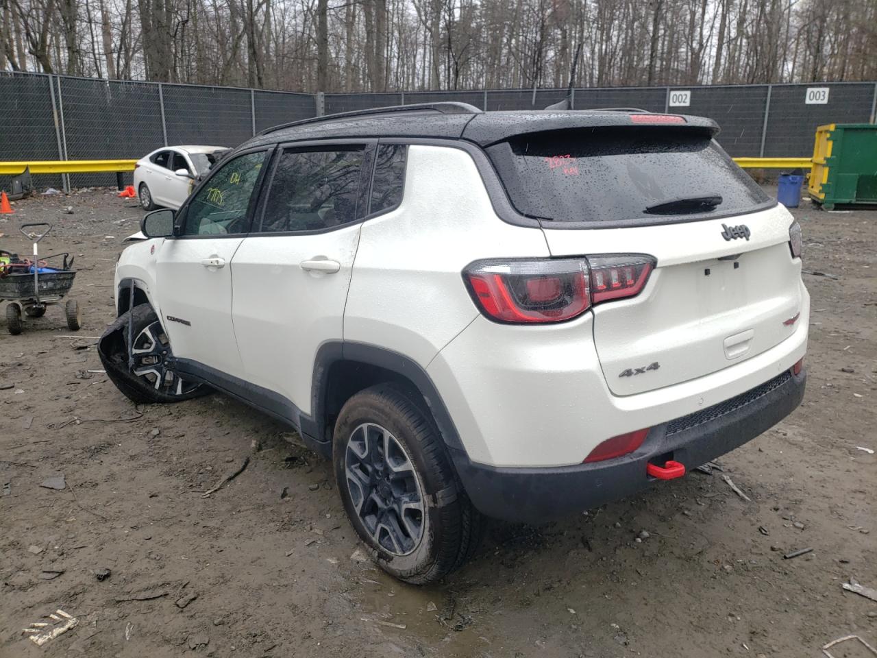 Photo 3 from auction – 2019 JEEP COMPASS TR with VIN 3C4NJDDB7KT619495