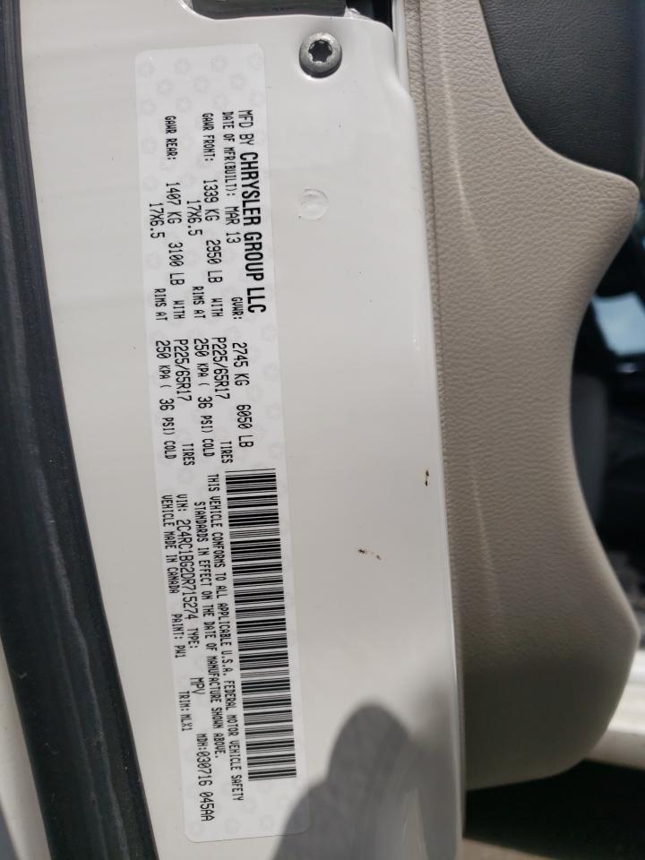 Photo 10 from auction – 2013 CHRYSLER TOWN & COU with VIN 2C4RC1BG2DR715274