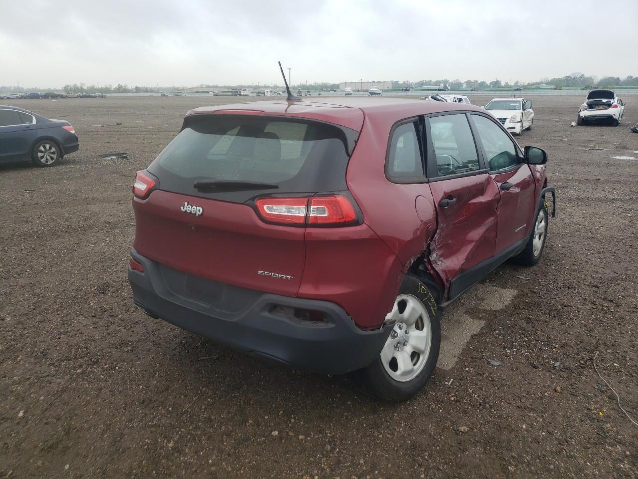 Photo 4 from auction – 2016 JEEP CHEROKEE S with VIN 1C4PJLAB4GW292269