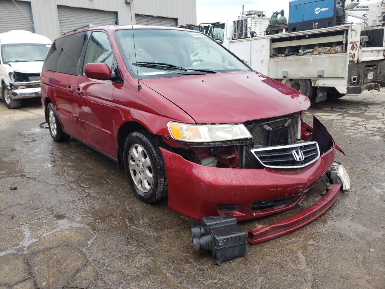 HONDA ODYSSEY EX 2004 with VIN 5FNRL18814B104180 - Photo from auction
