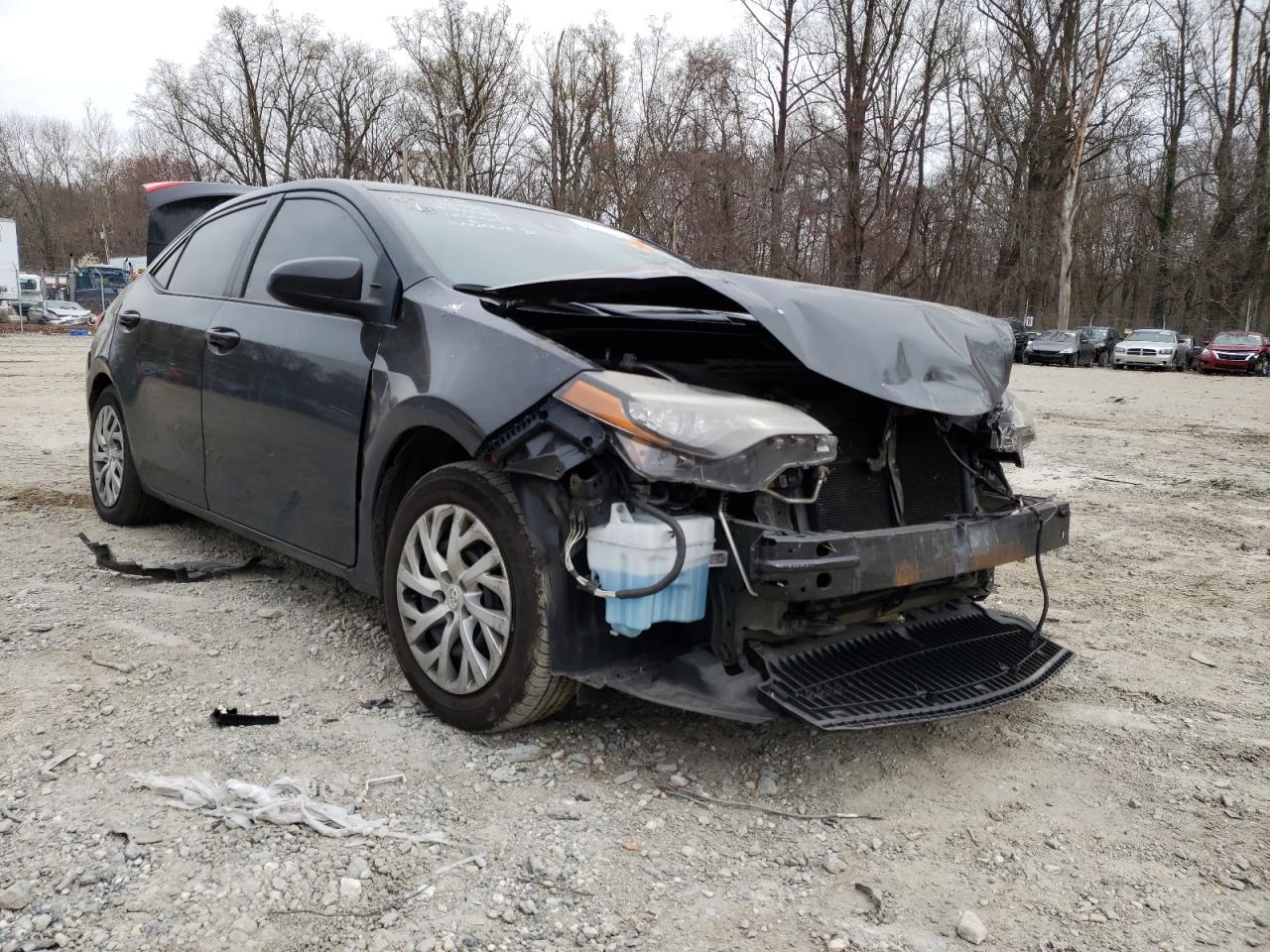 TOYOTA COROLLA L 2018 with VIN 2T1BURHE1JC096715 - Photo from auction