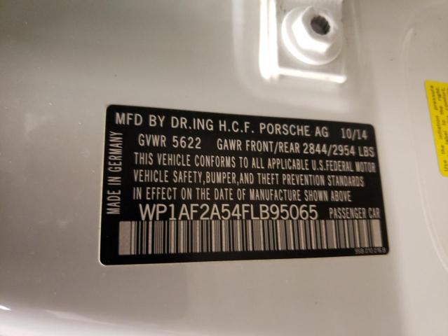 Photo 10 from auction – 2015 PORSCHE MACAN TURB with VIN WP1AF2A54FLB95065
