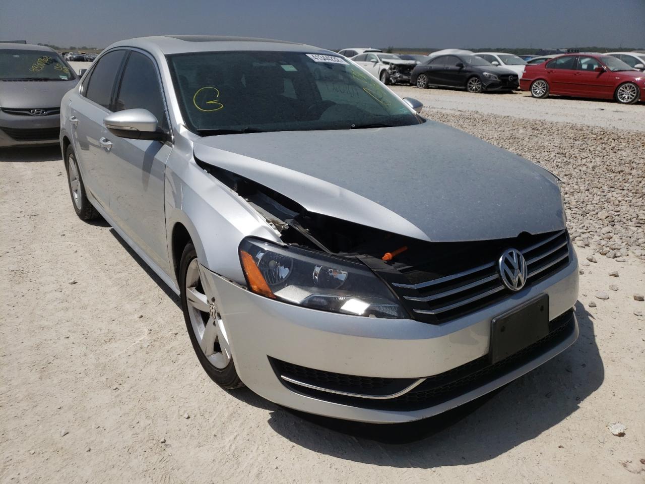 Photo 1 from auction – 2012 VOLKSWAGEN PASSAT SE with VIN 1VWBH7A34CC058650