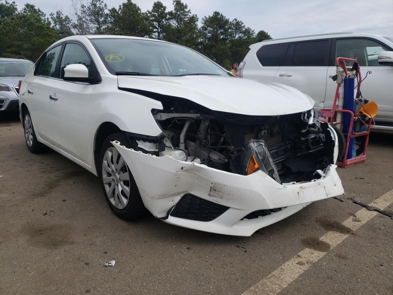 NISSAN SENTRA S 2017 with VIN 3N1AB7AP0HY398477 - Photo from auction