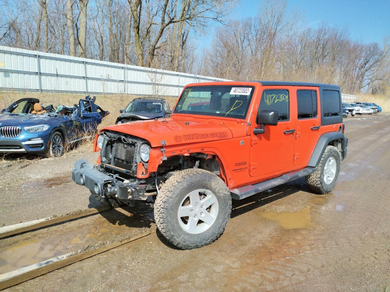 Photo 2 from auction – 2015 JEEP WRANGLER U with VIN 1C4HJWDG3FL587053