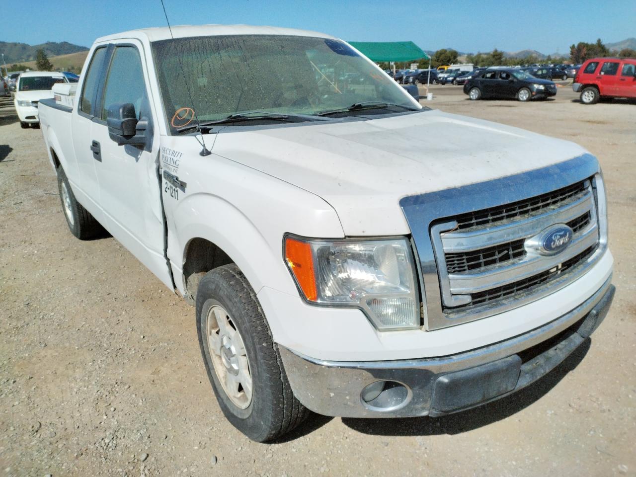 FORD F150 SUPER 2014 with VIN 1FTEX1CM6EFA94590 - Photo from auction