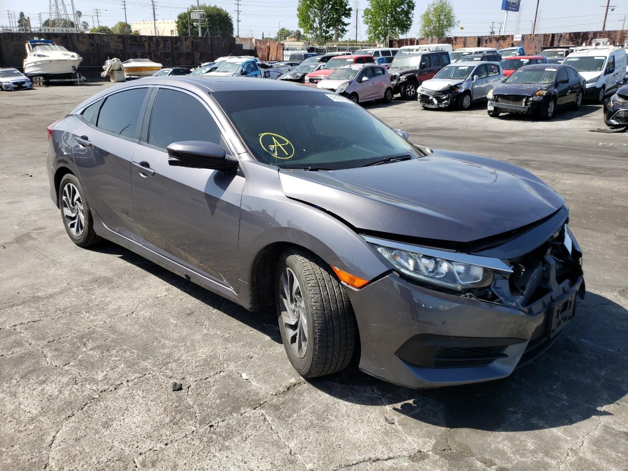 HONDA CIVIC EX 2016 with VIN 19XFC2F76GE240107 - Photo from auction