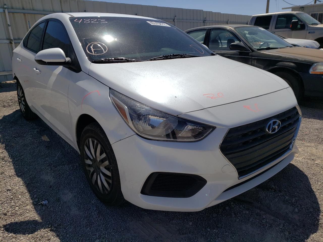 HYUNDAI ACCENT SE 2018 with VIN 3KPC24A39JE008646 - Photo from auction