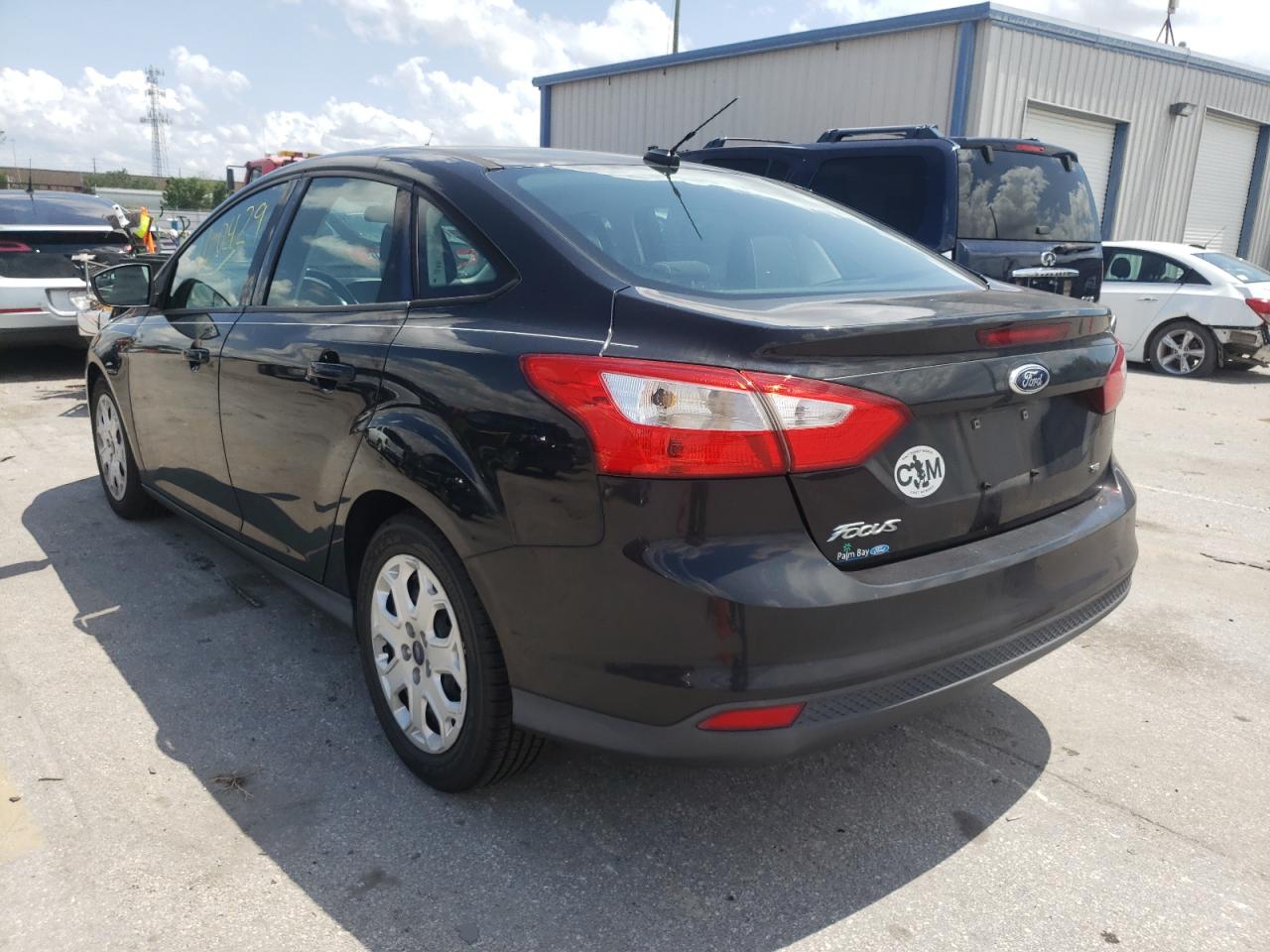 Photo 3 from auction – 2012 FORD FOCUS with VIN 1FAHP3F29CL341768