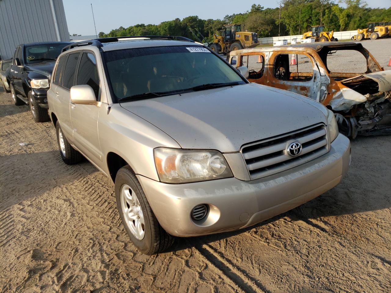 TOYOTA HIGHLANDER 2004 with VIN JTEGD21A940092779 - Photo from auction