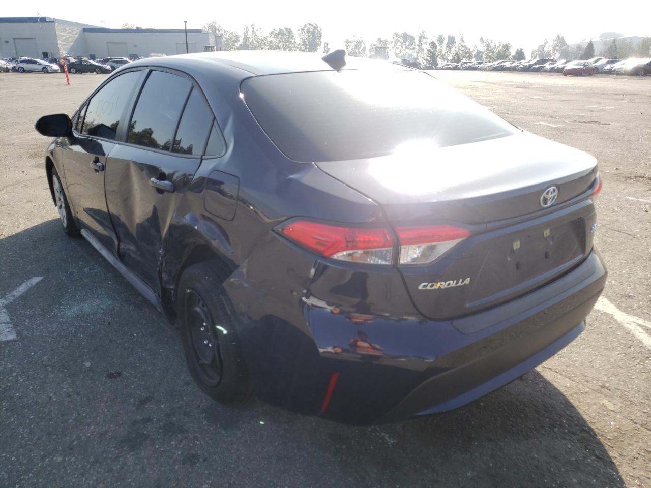 Photo 3 from auction – 2021 TOYOTA COROLLA LE with VIN JTDEPMAE1MJ165820