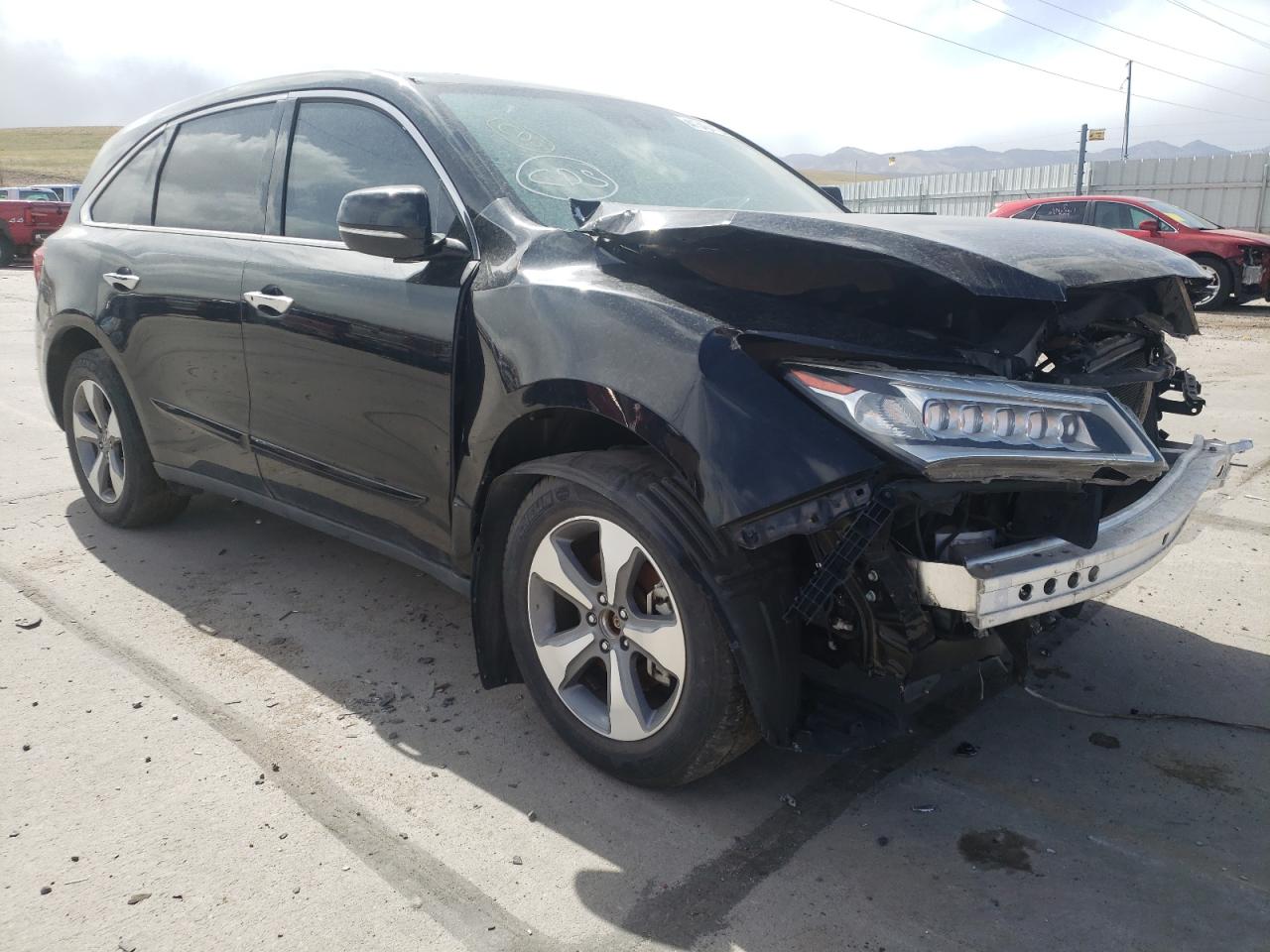 ACURA MDX 2015 with VIN 5FRYD4H29FB016422 - Photo from auction