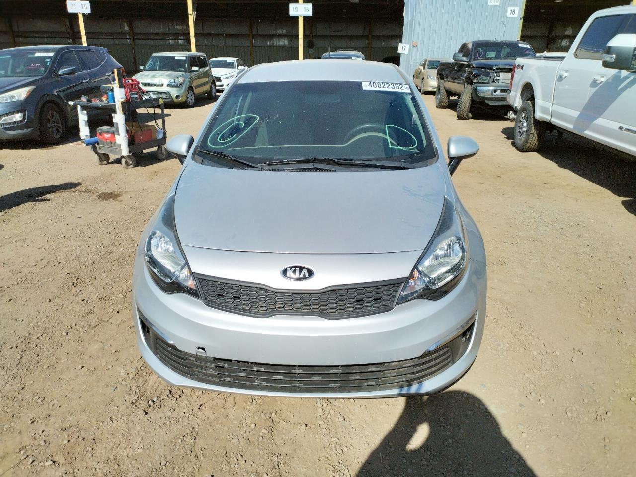 Photo 9 from auction – 2016 KIA RIO LX with VIN KNADM4A36G6604226
