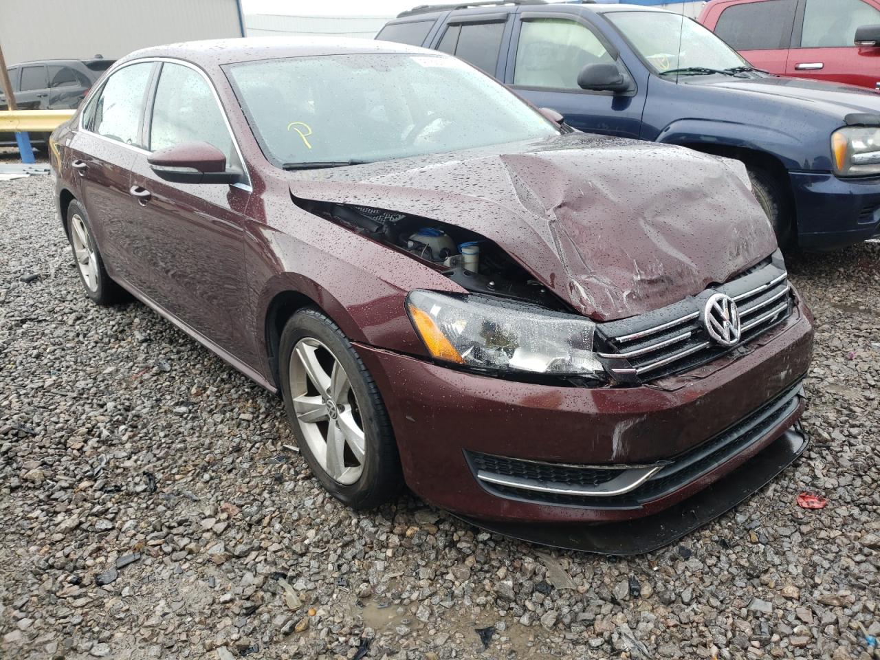 VOLKSWAGEN PASSAT SE 2012 with VIN 1VWBP7A32CC032020 - Photo from auction