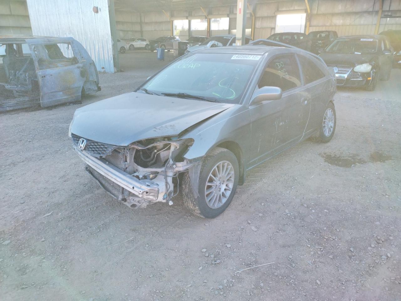 Photo 2 from auction – 2005 HONDA CIVIC EX with VIN 1HGEM22975L016642
