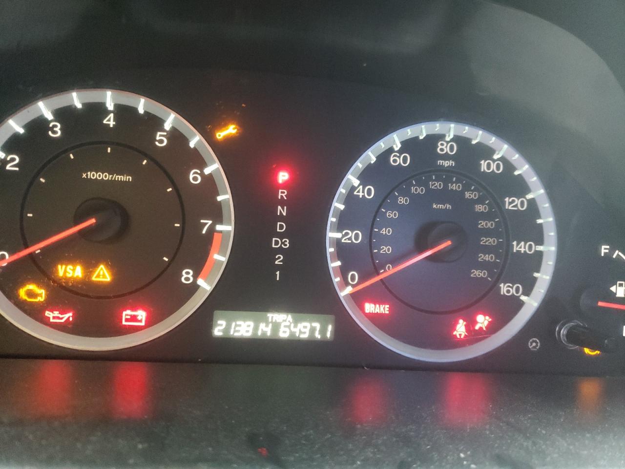 Photo 8 from auction – 2010 HONDA ACCORD EXL with VIN 1HGCP2F8XAA082401